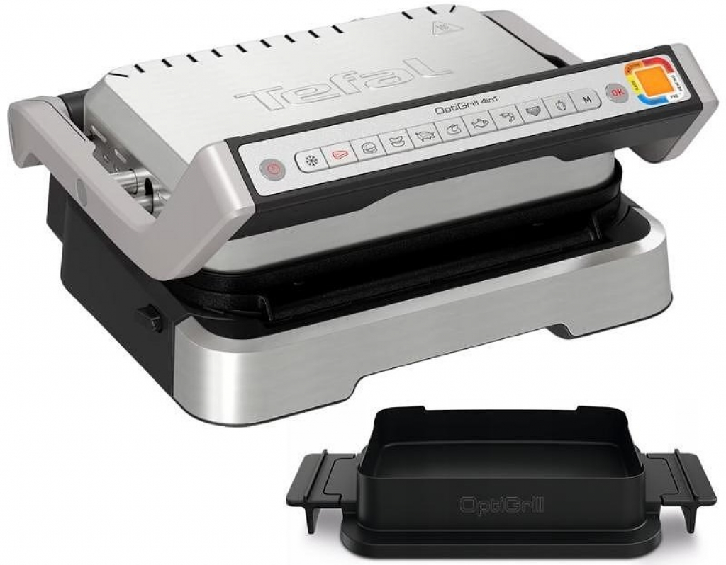 Мултигрил Tefal GC774D30 Optigrill 4IN1 Inox